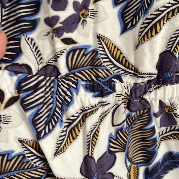 Loft Floral Print Jumpsuit - White and Purple - Picture 5 of 8